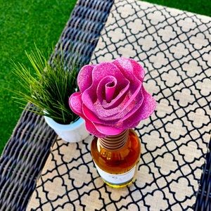 Decorative Wine Bottle Topper metal topper Rose Topper